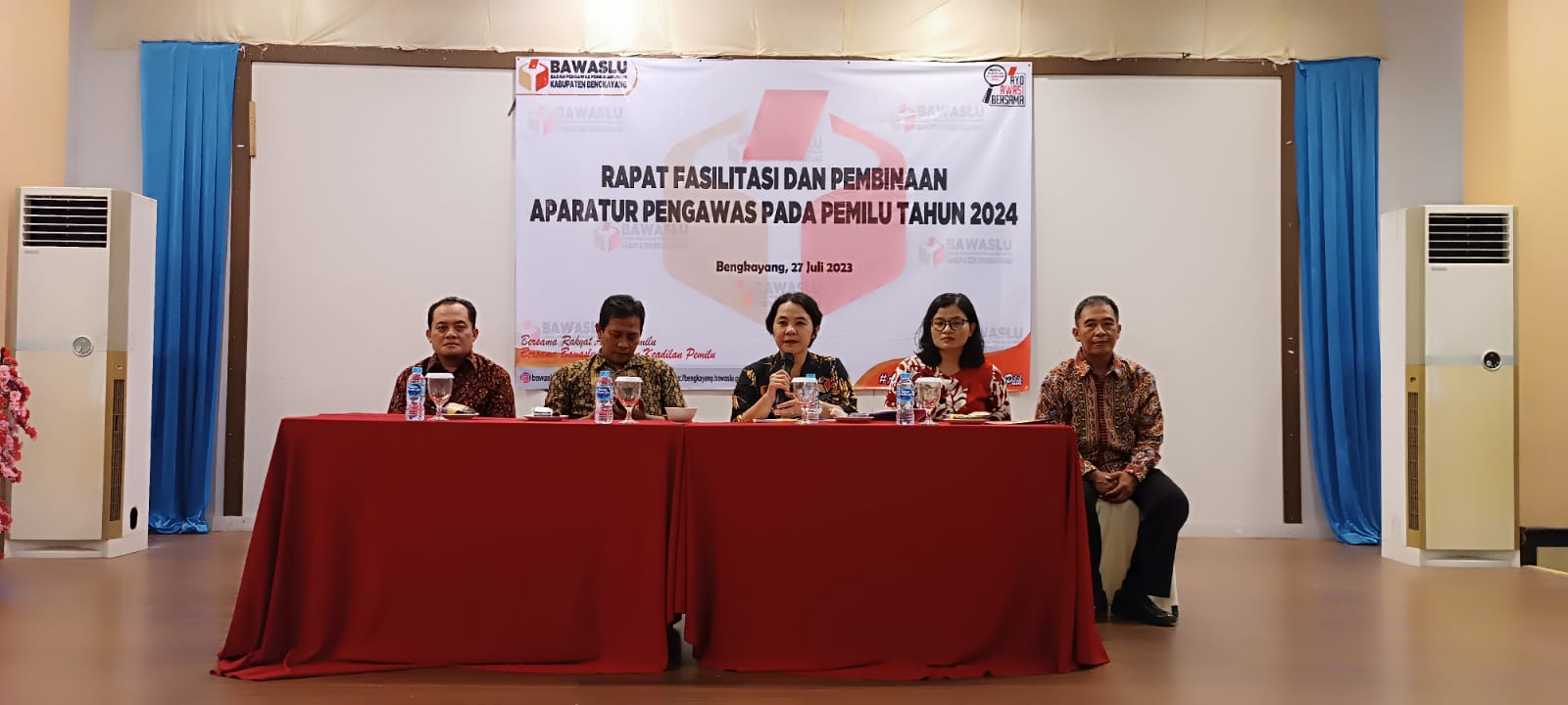 Bawaslu Bengkayang melaksanakan Rapat Fasilitasi dan Pembinaan Aparatur Pengawas Pada Pemilu 2024