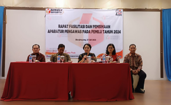 Bawaslu Bengkayang melaksanakan Rapat Fasilitasi dan Pembinaan Aparatur Pengawas Pada Pemilu 2024