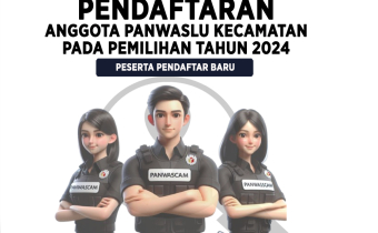 PENGUMUMAN PENDAFTARAN PESERTA BARU CALON ANGGOTA PANWASLU KECAMATAN SE-KABUPATEN BENGKAYANG PADA PEMILIHAN TAHUN 2024