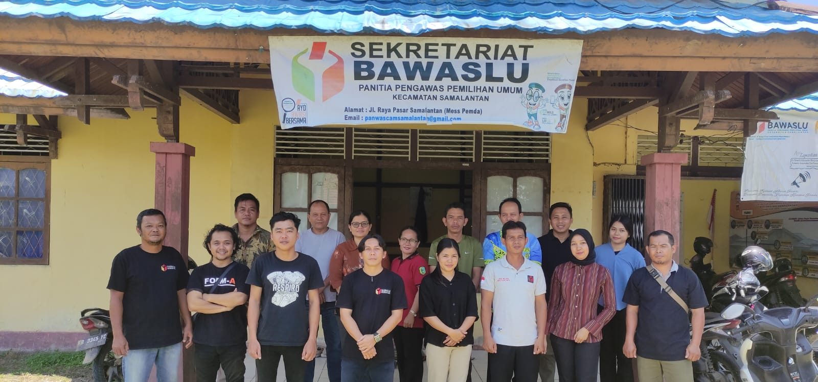Bawaslu Kabupaten Bengkayang Melakukan Supervisi di Kecamatan Samalantan